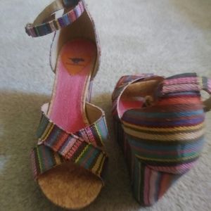 Stripped Summer Sandals